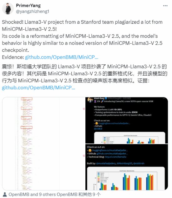 Llama3-V模型抄袭事件：中美大模型领域的竞争与反思