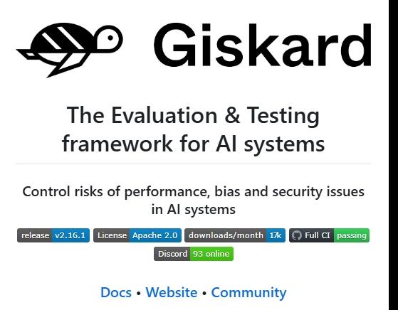 Giskard开源项目 – 大规模快速LLM & ML测试工具