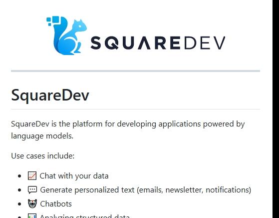 SquareDev – Alpa Release-语言模型驱动的应用开发平台